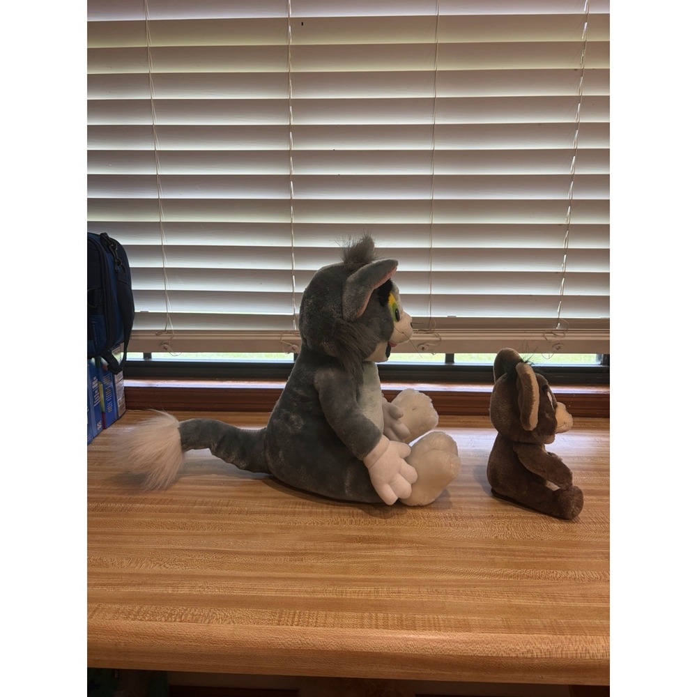 Vintage 1996 Tom & Jerry Plush Set Mighty Star Cartoon Network Turner 90s - Picture 6 of 12